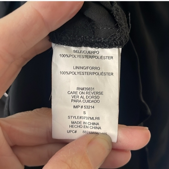 Elegant Black Halter Top with Silver Embellishments - Picture 3 of 5